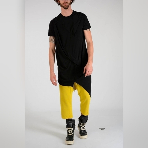 𝅺RICK Owens Drkshdw Swirl tshirt in Natural color size S BNWT - Picture 6 of 15